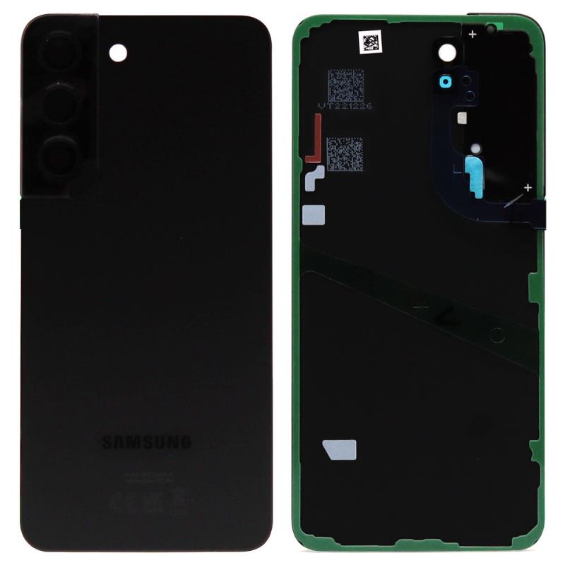 Battery Cover Samsung S901B Galaxy S22 5G Black (Original)