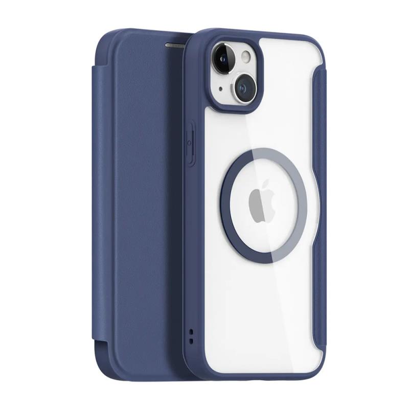 Θήκη Flip Dux Ducis Apple iPhone 15 Plus Wallet Skin X Pro Μπλε