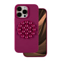 Θήκη Silicon & PC inos Apple iPhone 16 Pro με Suction Cup Μπορντώ