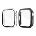 Θήκη PC με Tempered Glass Ahastyle WG65 Premium Apple Watch 7/ 8/ 9 45mm Μαύρο-Διάφανο (2 τεμ.)
