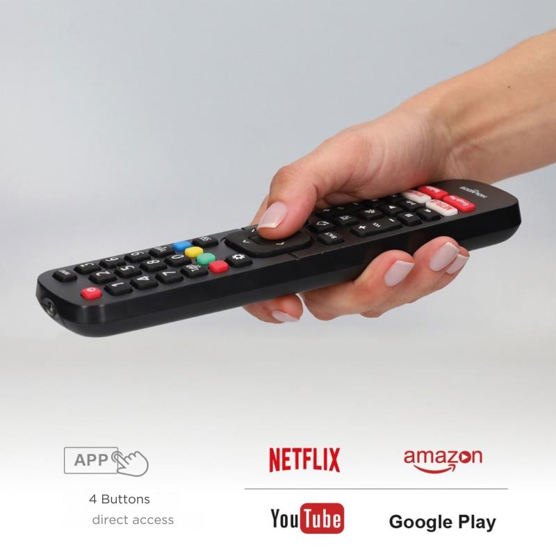 Τηλεχειριστήριο Holmios για Hisense Smart TV