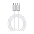 Καλώδιο Σύνδεσης USB 2.0 Devia EC688 Woven USB C σε USB C PD 60W 1.5m Extreme Λευκό