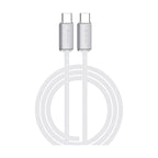 Καλώδιο Σύνδεσης USB 2.0 Devia EC688 Woven USB C σε USB C PD 60W 1.5m Extreme Λευκό