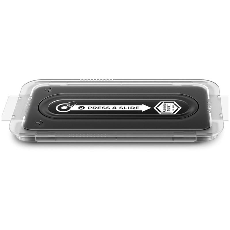 Tempered Glass Full Face Spigen Glas.tR EZ-FIT Samsung Galaxy S25 FE 5G (2 τεμ.)