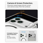 Θήκη TPU & PC Spigen Apple iPhone 18 Pro Max/ 17 Pro Max MagSafe Ultra Hybrid Διάφανο-Γκρι