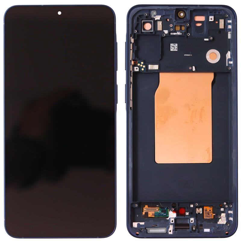 Οθόνη με Touch Screen & Μπροστινή Πρόσοψη Samsung A576 Galaxy A57 5G Σκούρο Μπλε (Original)