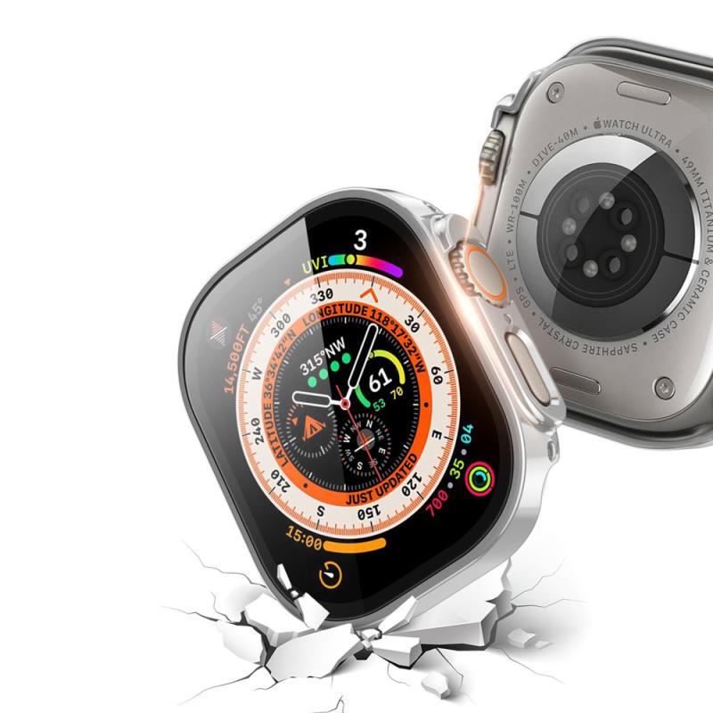 Θήκη PC Dux Ducis Hamo Metallic Apple Watch Ultra 1/ 2/ 3 49mm Ασημί