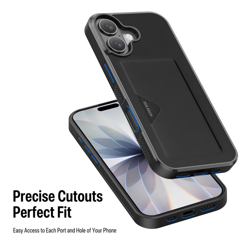 Θήκη TPU PU & PC Dux Ducis Pocard Apple iPhone 17 Μαύρο