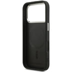 Θήκη TPU Karl Lagerfeld Apple iPhone 18 Pro Max/ 17 Pro Max MagSafe Leather Ring RSG Logo Μαύρο
