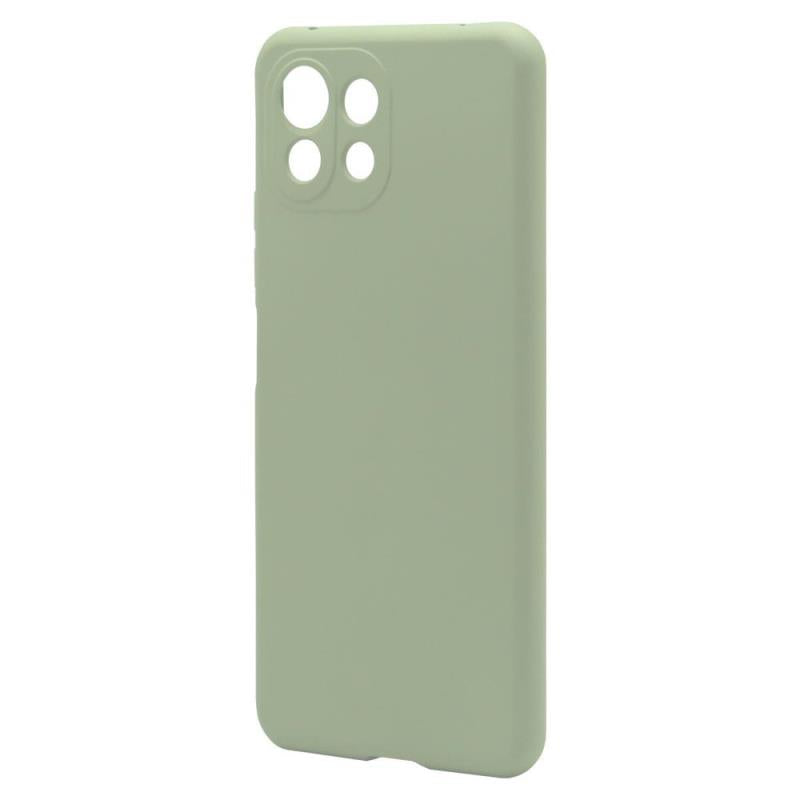 Θήκη Liquid Silicon inos Xiaomi Mi 11 Lite/ Mi 11 Lite 5G L-Cover Λαδί