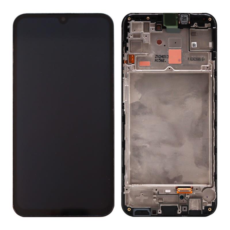 Οθόνη με Touch Screen & Μπροστινή Πρόσοψη Samsung A155 Galaxy A15 4G/ A156 Galaxy A15 5G Μαύρο (Original)