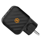 Φορτιστής Ταξιδίου Ταχείας Φόρτισης Hammer RapidCharge Duo με Τριπλή Έξοδο USB A & 2xUSB C PD 65W Μαύρο