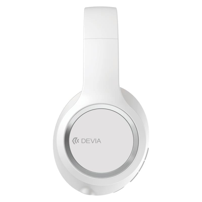 Ασύρματα Ακουστικά Κεφαλής Devia EM039 V2 Kintone Λευκό