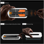 Tempered Glass Full Face Spigen Glas.tR EZ-FIT Samsung Galaxy S25 FE 5G (2 τεμ.)