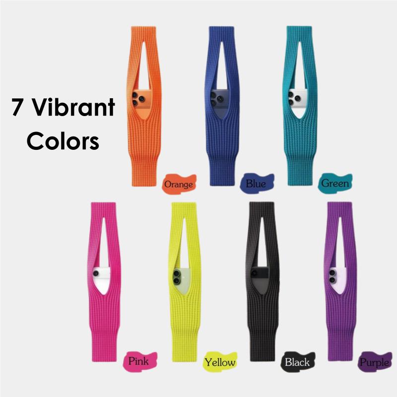 Universal Τσαντάκι Crossbody 80cm για Smartphones έως 6,9" Μωβ