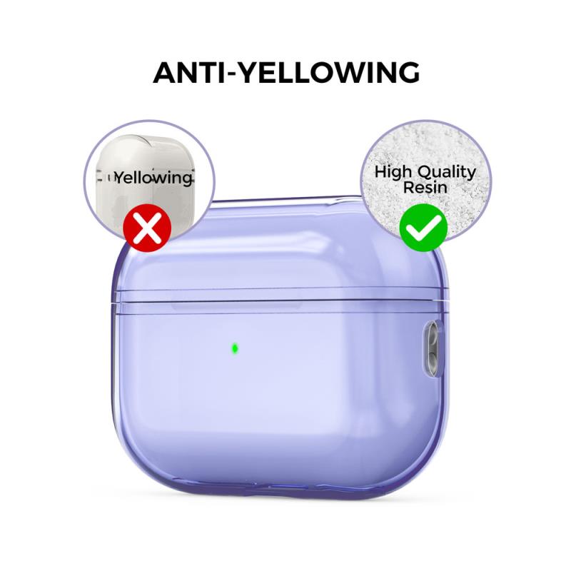 Θήκη Soft TPU AhaStyle WG94 Apple AirPods Pro 2 (2022) Διάφανο-Μωβ