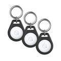 Θήκη - Μπρελόκ Premium Silicone για Apple AirTag Μαύρο (3 τεμ.) (Ασυσκεύαστο)