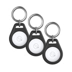Θήκη - Μπρελόκ Premium Silicone για Apple AirTag Μαύρο (3 τεμ.) (Ασυσκεύαστο)
