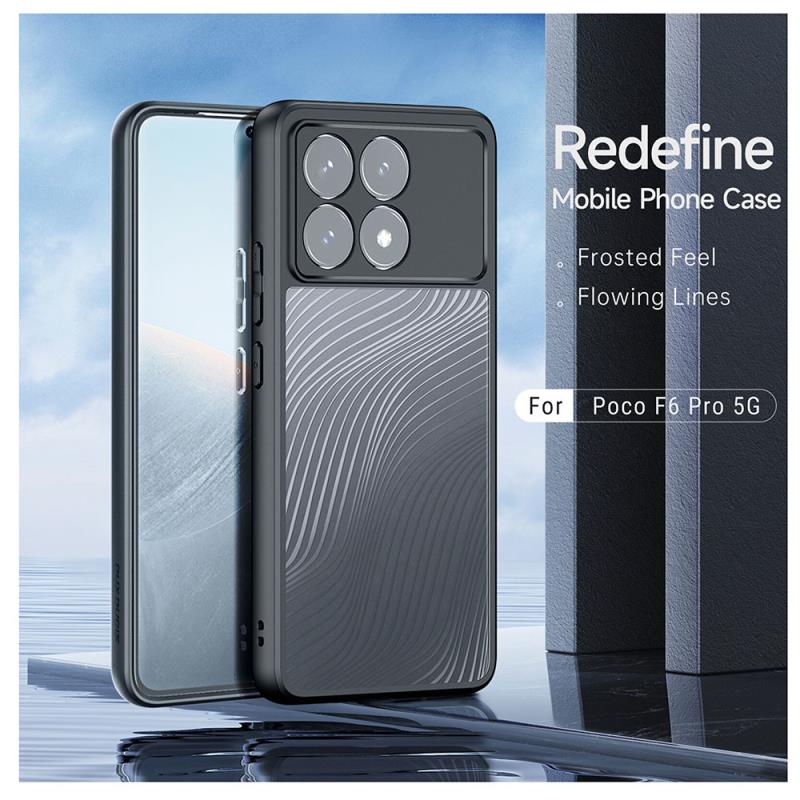 Θήκη TPU & PC Dux Ducis Aimo Xiaomi Poco F6 Pro 5G Μαύρο
