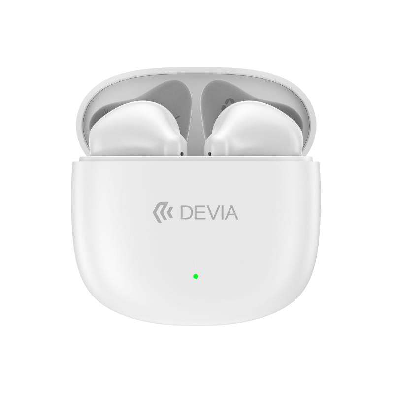 True Wireless Ακουστικά Bluetooth Devia EM404 Lite1 Λευκό