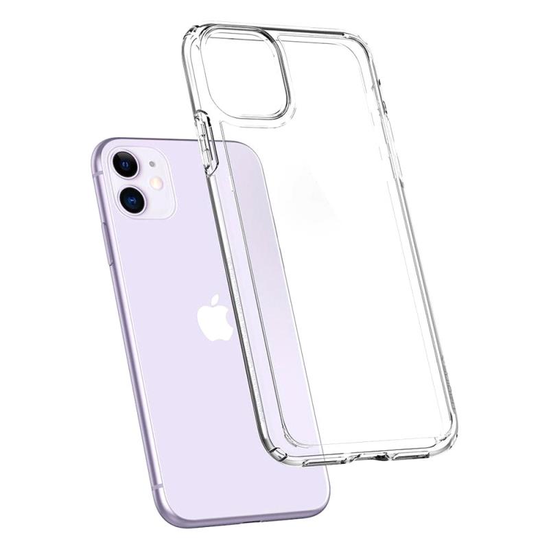 Θήκη TPU & PC Spigen Ultra Hybrid Apple iPhone 11 Διάφανο