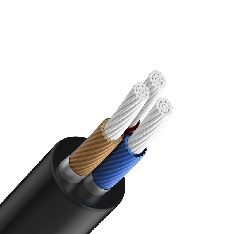 Καλώδιο Ήχου Devia EC618 3.5mm/3.5mm 1m Ipure Μαύρο