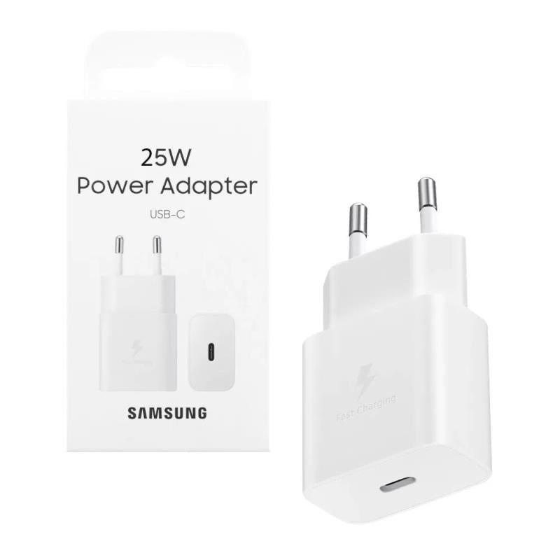 Φορτιστής Ταξιδίου Ταχείας Φόρτισης Samsung EP-T2510NWEG με Έξοδο USB C GaN PD 25W 3A Λευκό