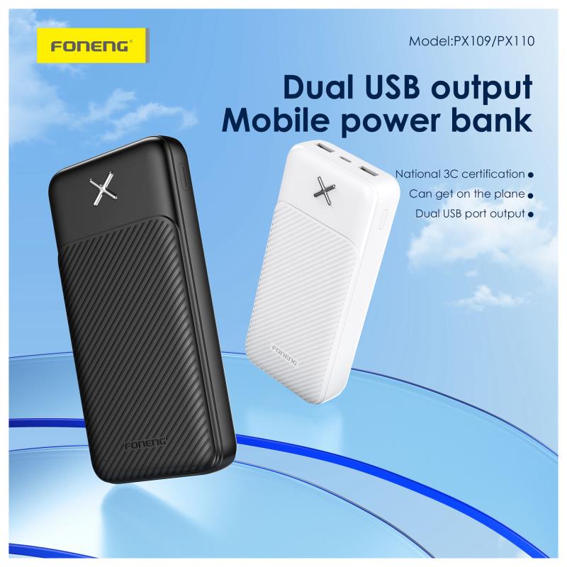 Φορτιστής Ανάγκης Foneng PX109 10W 10000mAh Λευκό