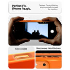 Θήκη Σιλικόνης Spigen Silicone Fit Magsafe Apple iPhone 17 Pro Max 5G Πορτοκαλί