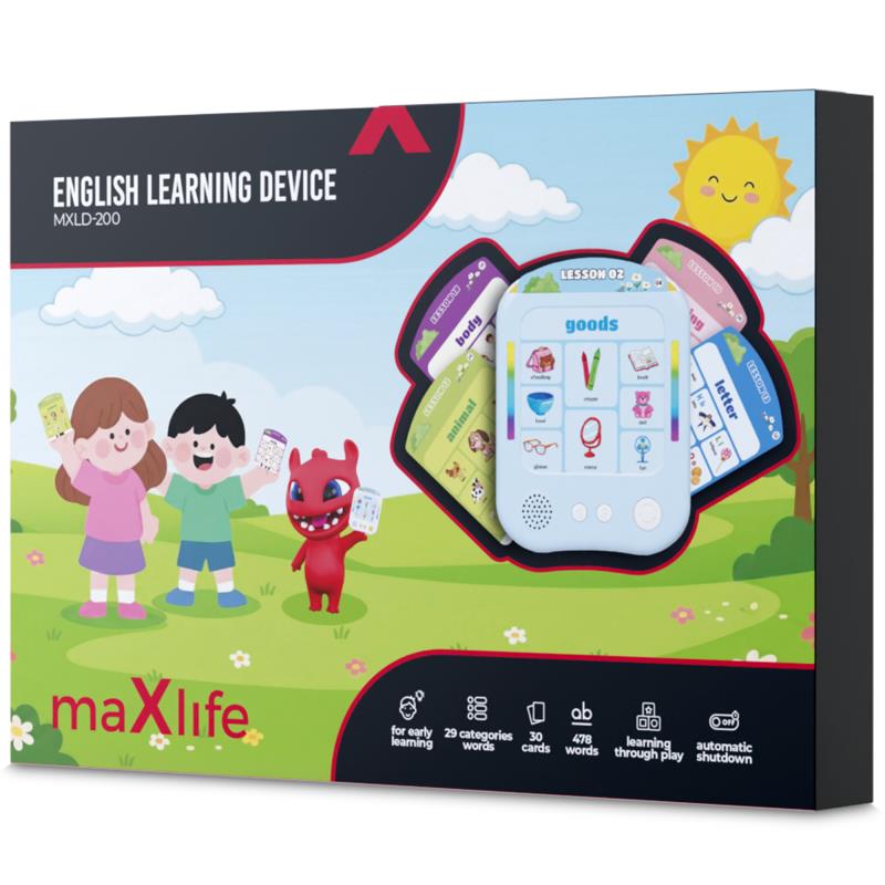 Συσκευή Εκμάθησης Αγγλικών Maxlife MXLD-200 για Παιδιά Λευκό