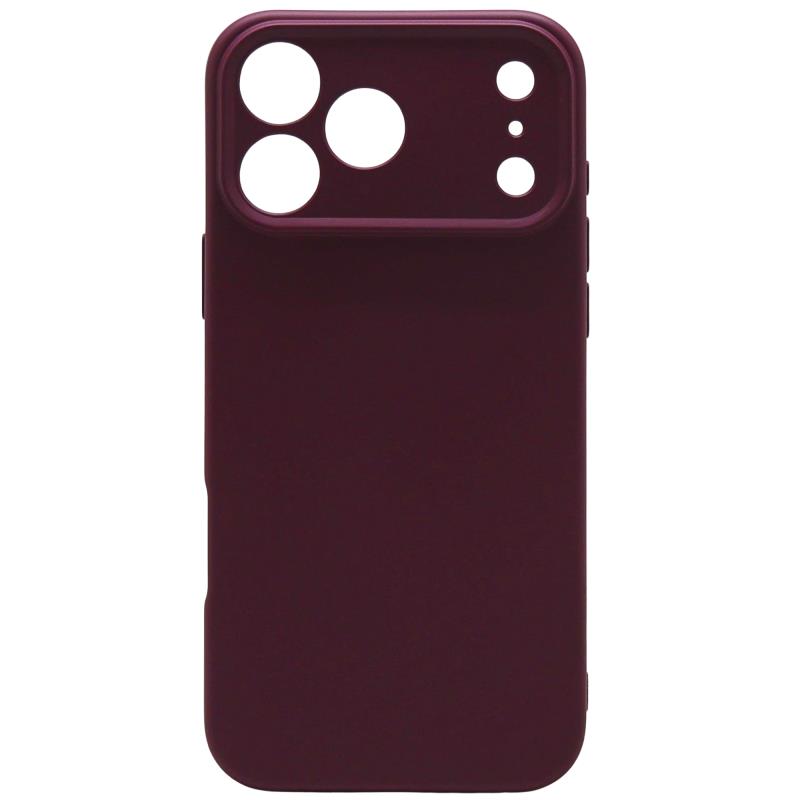 Θήκη Soft TPU inos Apple iPhone 18 Pro Max 5G S-Cover Μπορντώ