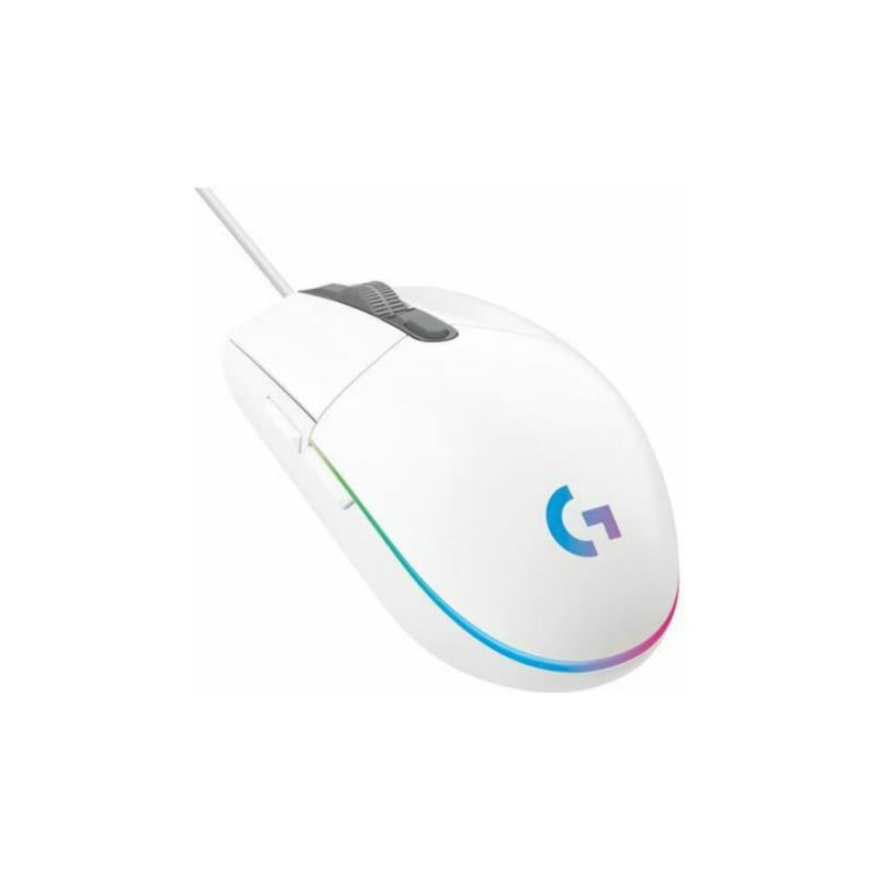 Ενσύρματο Ποντίκι Gaming Logitech G102 Lightsync Λευκό