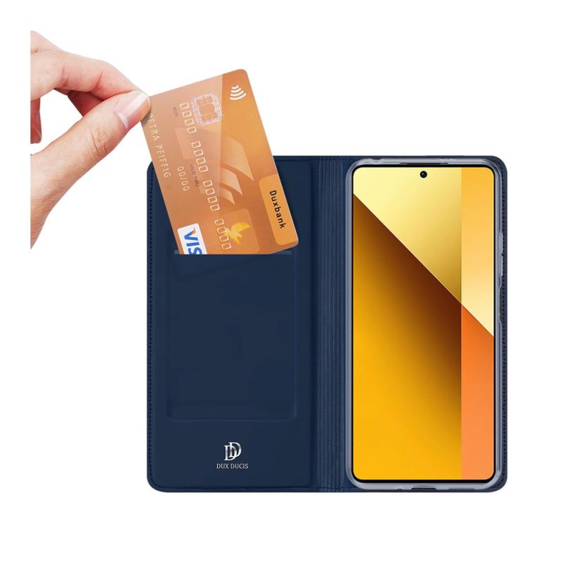 Θήκη Flip Dux Ducis Xiaomi Redmi Note 13 5G Skin Pro Μπλε