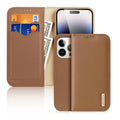 Θήκη Δερμάτινη Dux Ducis Hivo RFID Wallet Apple iPhone 15 Pro Καφέ