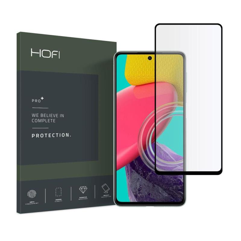 Tempered Glass Full Face Hofi Pro+ Samsung M536 Galaxy M53 5G Μαύρο (1 τεμ.)