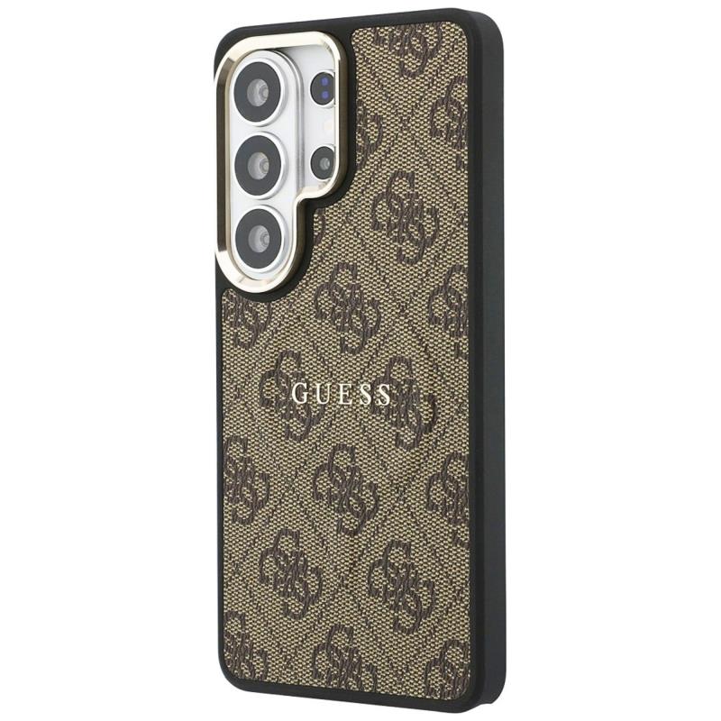 Θήκη PU Guess Samsung Galaxy S26 Ultra 5G Magnetic Hardcase Classic 4G Καφέ