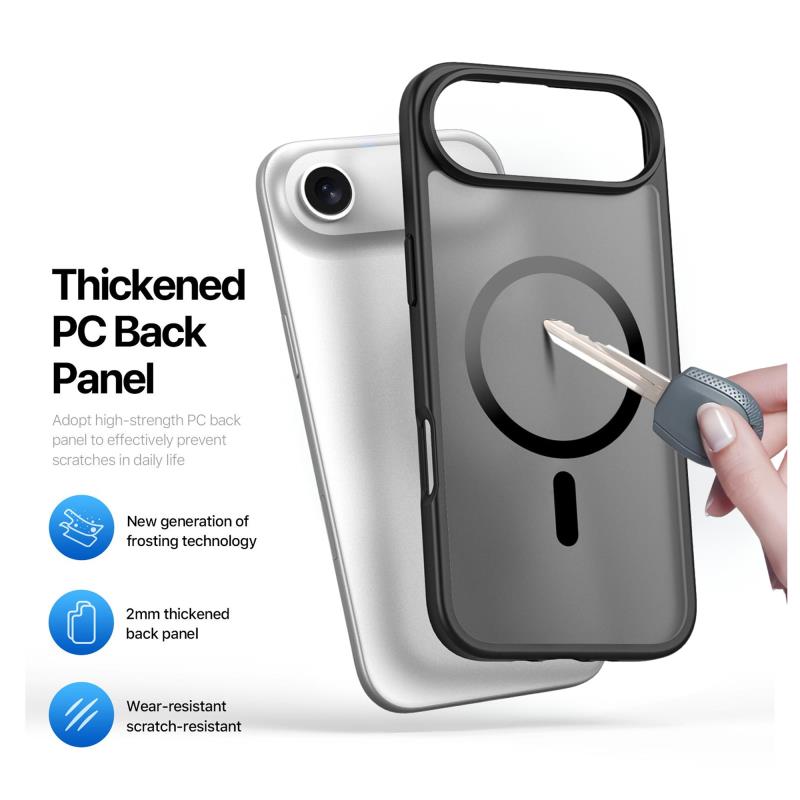 Θήκη TPU & PC Dux Ducis Apple iPhone Air Magnetic MagSafe Yind Μαύρο