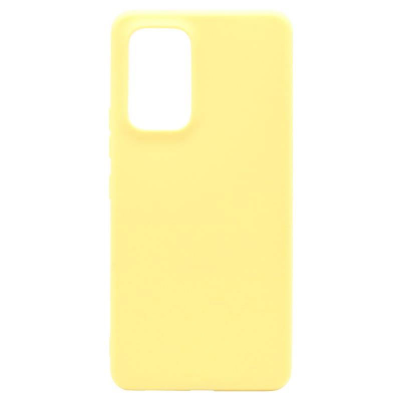 Θήκη Soft TPU inos Samsung A536 Galaxy A53 5G S-Cover Κίτρινο
