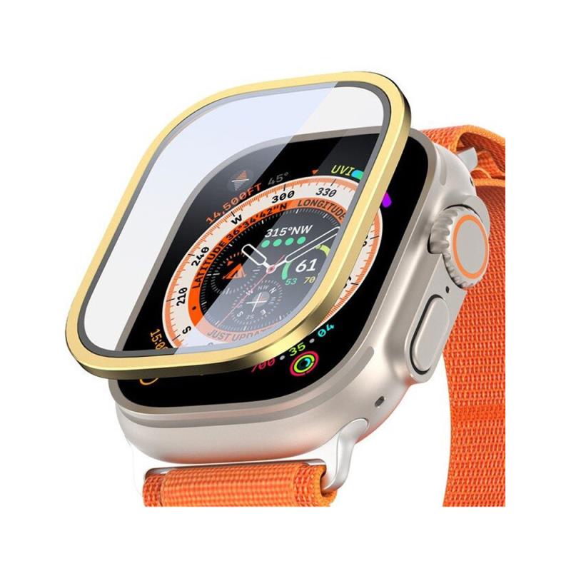 Tempered Glass Dux Ducis Apple Watch Ultra 1/ 2/ 3 49mm Χρυσό (1 τεμ.)