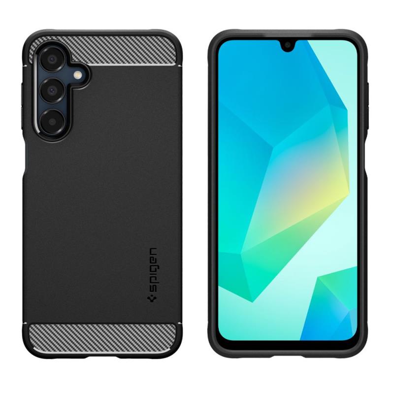 Θήκη Soft TPU Spigen Samsung Galaxy A16 4G/ 5G Rugged Armor Μαύρο