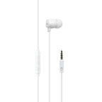 Hands Free Mono inos 3.5mm Flatron II με Μικρά Ακουστικά Λευκό