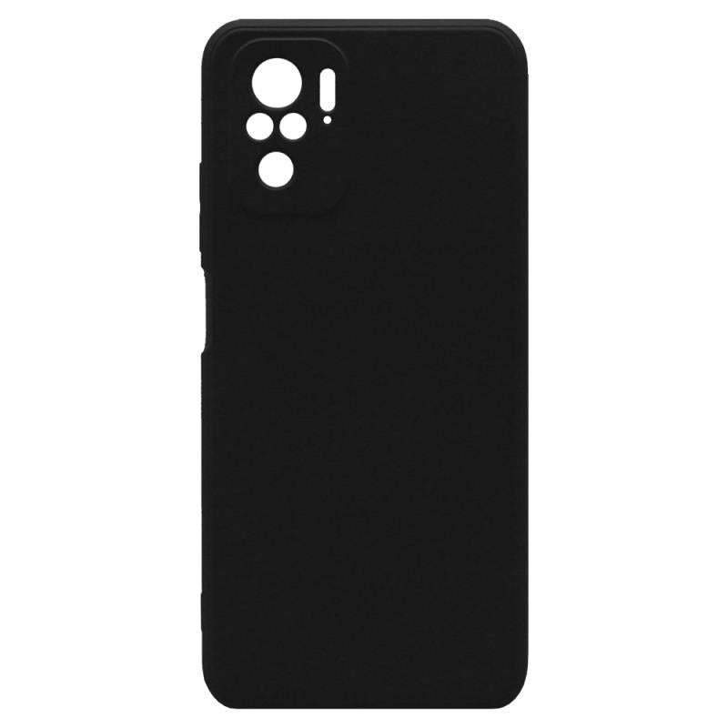 Θήκη Liquid Silicon inos Xiaomi Poco M5S/ Redmi Note 10/ 10S L-Cover Μαύρο
