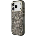 Θήκη TPU & PC Guess Apple iPhone 18 Pro/ 17 Pro MagSafe Python Pattern Καφέ