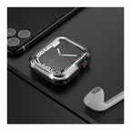 Θήκη TPU & PC Devia Sport Apple Watch 7/ 8/ 9 41mm Shock Proof Μαύρο