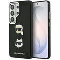 Θήκη TPU Karl Lagerfeld Samsung Galaxy S26 Ultra Wrapped Leather Saffiano with K&C Head Pin Μαύρο