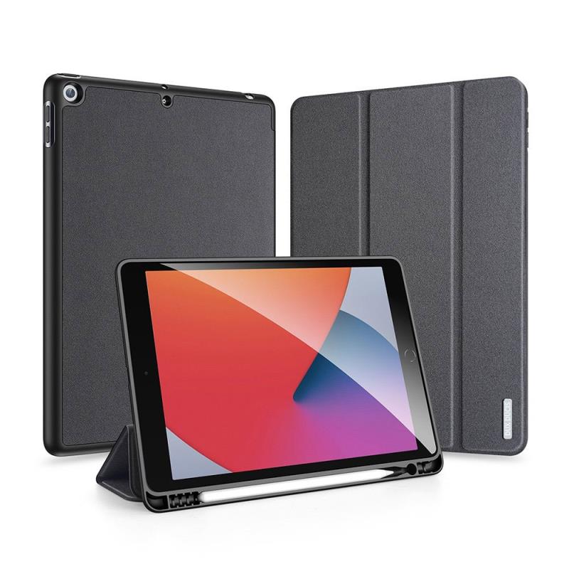 Θήκη TPU Flip Shock Proof Dux Ducis Domo Apple iPad 10.2" (2019)/ (2020)/ (2021) Μαύρο