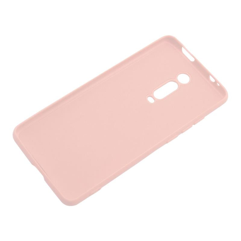 Θήκη Liquid Silicon inos Xiaomi Mi 9T/ Mi 9T Pro L-Cover Σομόν