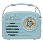Φορητό Ηχείο Bluetooth Setty P350 με Ραδιόφωνο FM Retro Μπλε