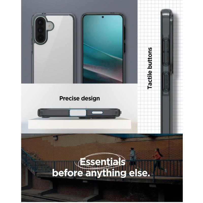 Θήκη TPU & PC Spigen Samsung Galaxy A57 5G Ultra Hybrid Διάφανο Γκρι