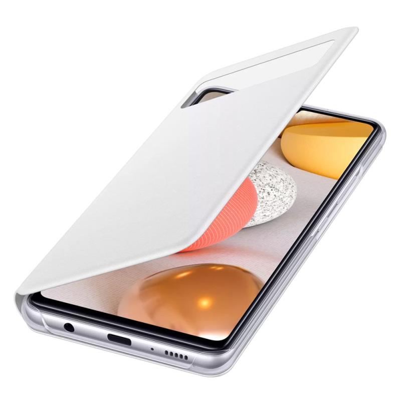 Θήκη Flip S-View Samsung EF-EA426PWEG A426 Galaxy A42 5G Λευκό